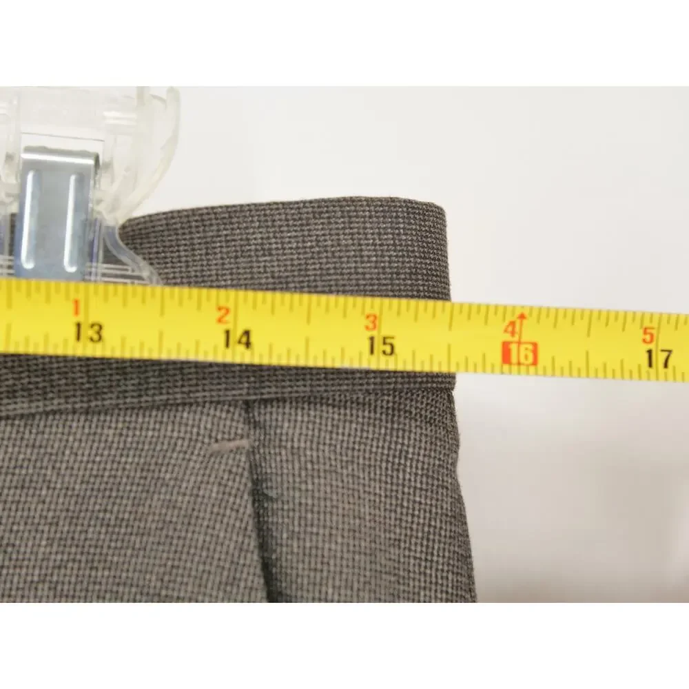Banana Republic Dress Pants Mens 29x32 Gray Modern Fit Flat Front Wool Blend